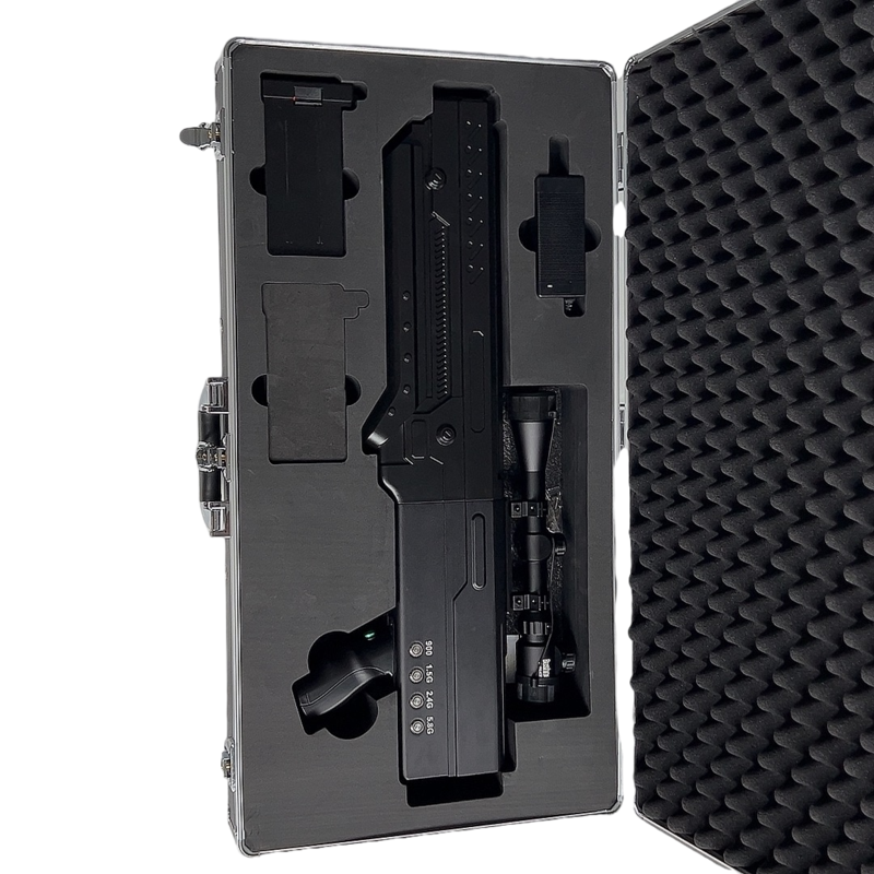  和布克赛尔手持便携式枪型低空防御反制四通道B型